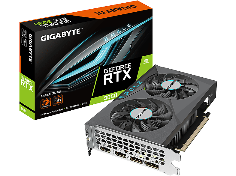 Tarjeta gráfica - GIGABYTE EAGLE GeForce RTX 3050 OC 6G NVIDIA 6 GB GDDR6