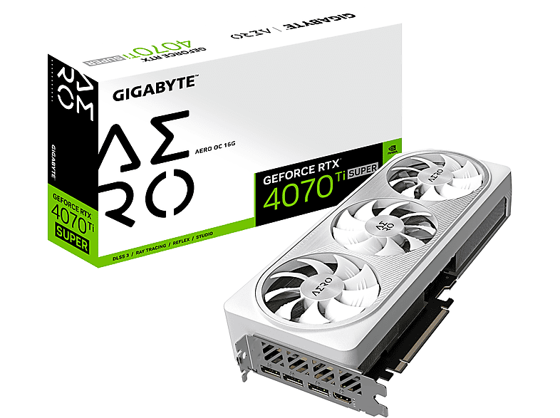 Tarjeta gráfica - GIGABYTE Gigabyte AERO GeForce RTX 4070 Ti SUPER OC 16G NVIDIA 16 GB GDDR6X