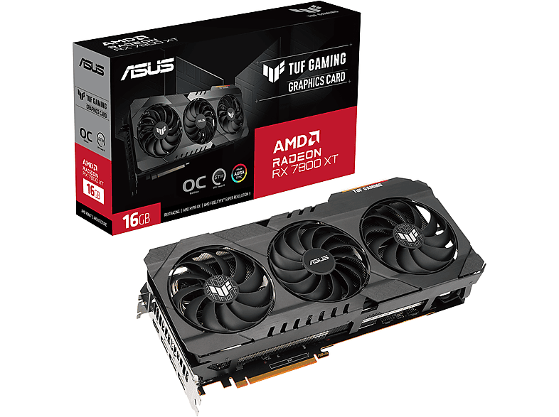 Tarjeta gráfica - ASUS TUF-RX7800XT-O16G-OG-GAMING