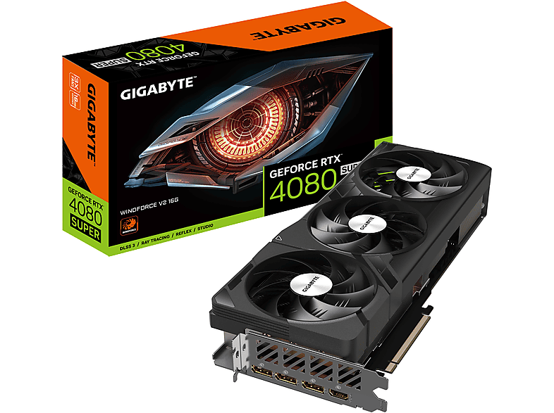 Tarjeta gráfica - GIGABYTE Gigabyte - GeForce RTX 4080 SUPER WINDFORCE V2 16G NVIDIA 16 GB GDDR6X