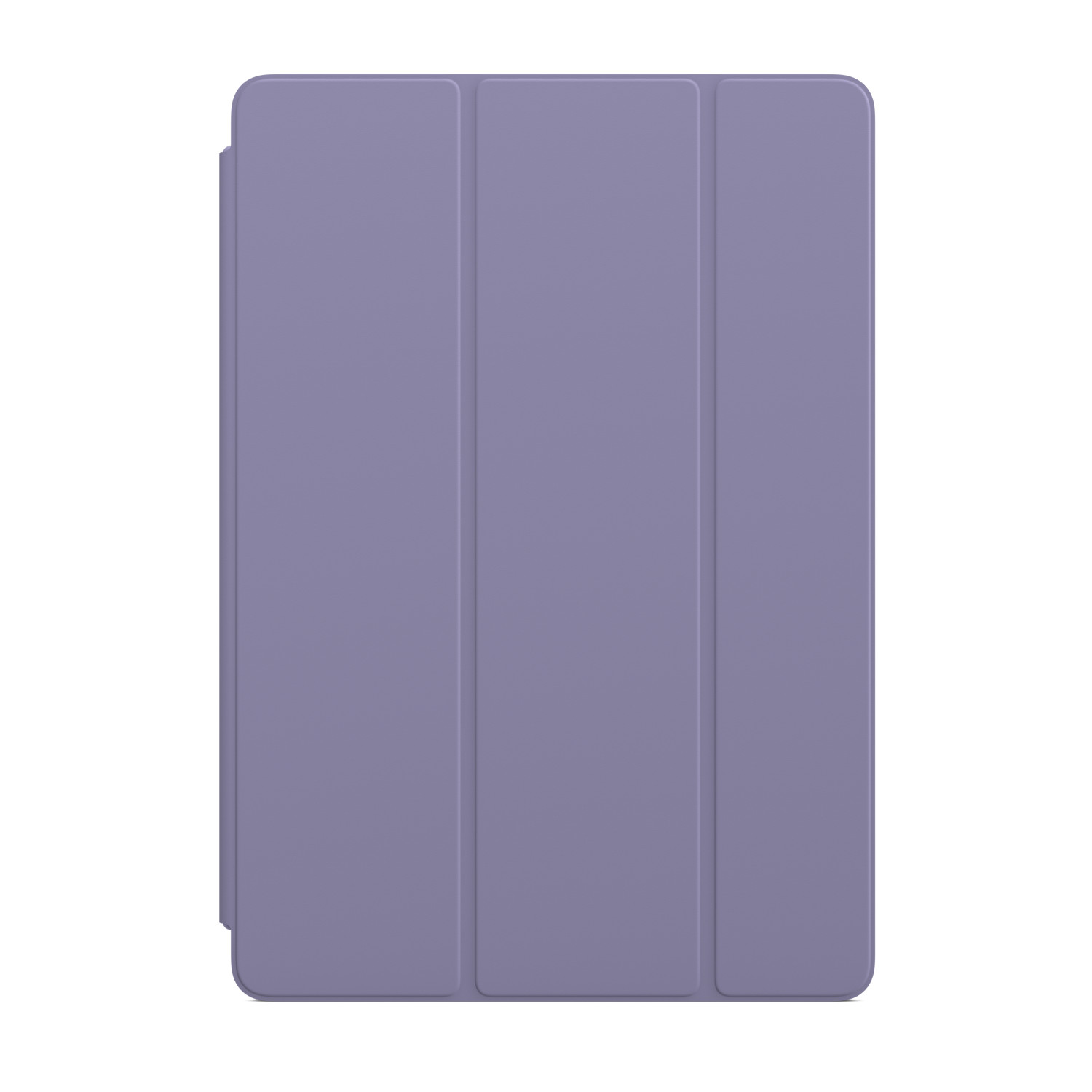Ein geschlossenes Tablet-Case. Es ist lila.