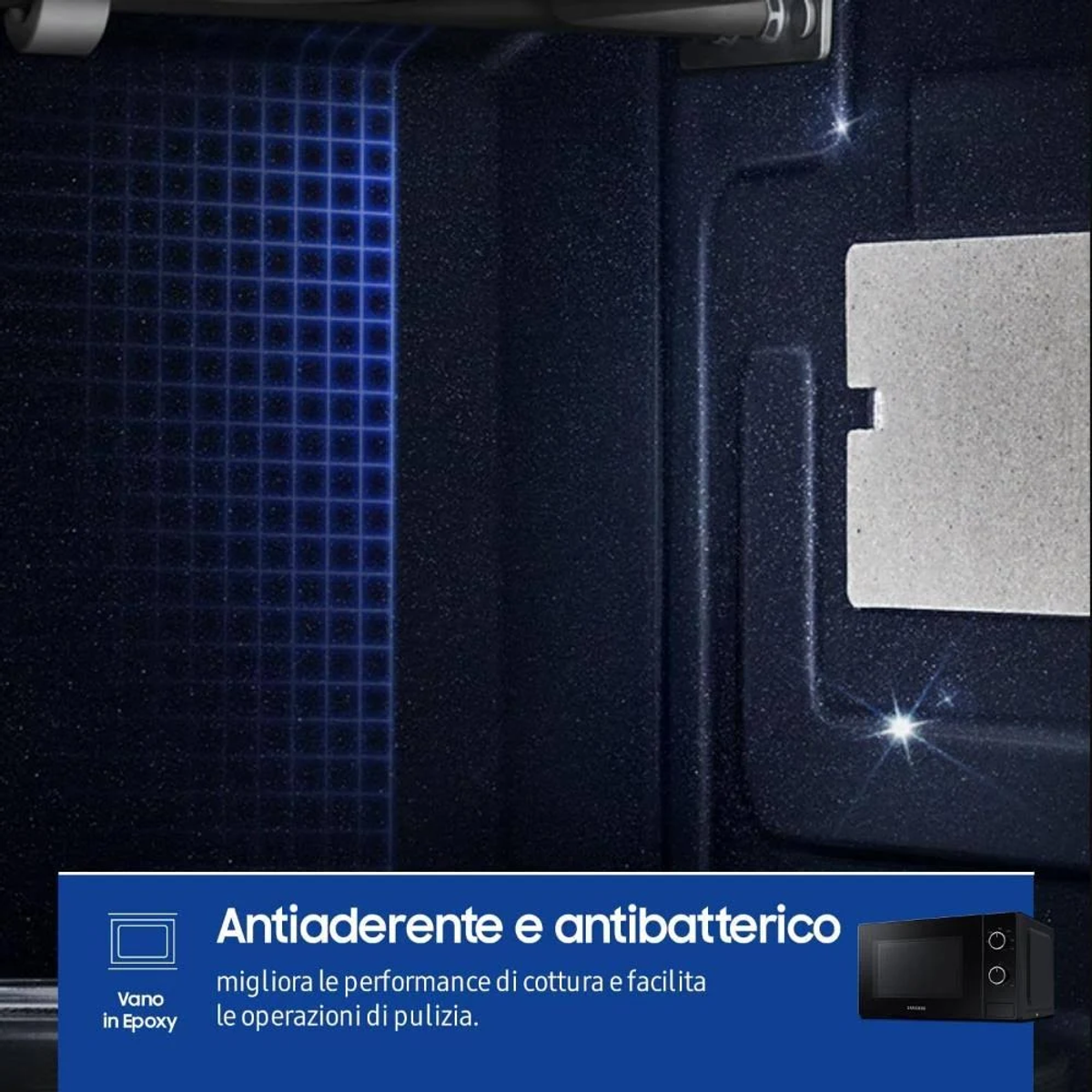 Kuchenki mikrofalowe SAMSUNG MS20A3010AL/ET Czarny