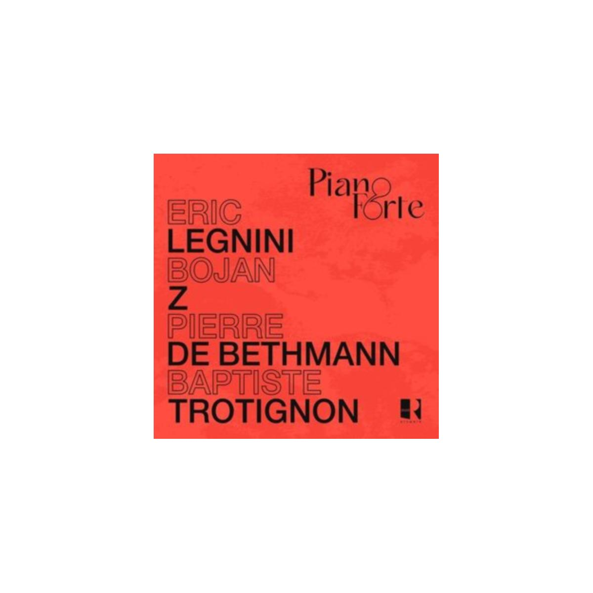 Copertina dell'album di Eric Legnini, Bojan Z, Pierre de Bethmann e Baptiste Trotignon su sfondo rosso.