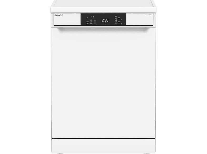 Sharp Geschirrspüler Freistehend 60 Cm - 13 Maßgedecke, EcoWash, 47 DB