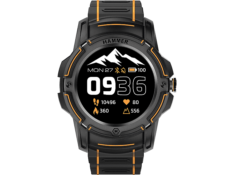 Myphone Watch Plus Smartwatch Weiches Silikon Silikon, Schwarz