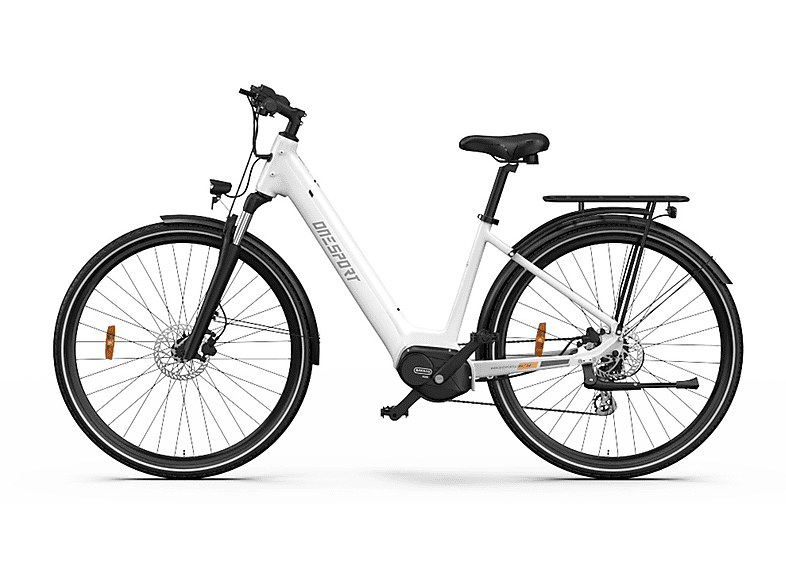 ONESPORT OT07 Citybike (Laufradgröße: 27,5 Zoll, Erwachsene-Rad, White)