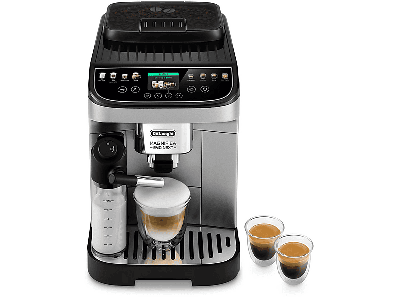 DE LONGHI ECAM310.80.SB MAGNIFICA EVO NEXT Kaffeevollautomat Silber/Schwarz