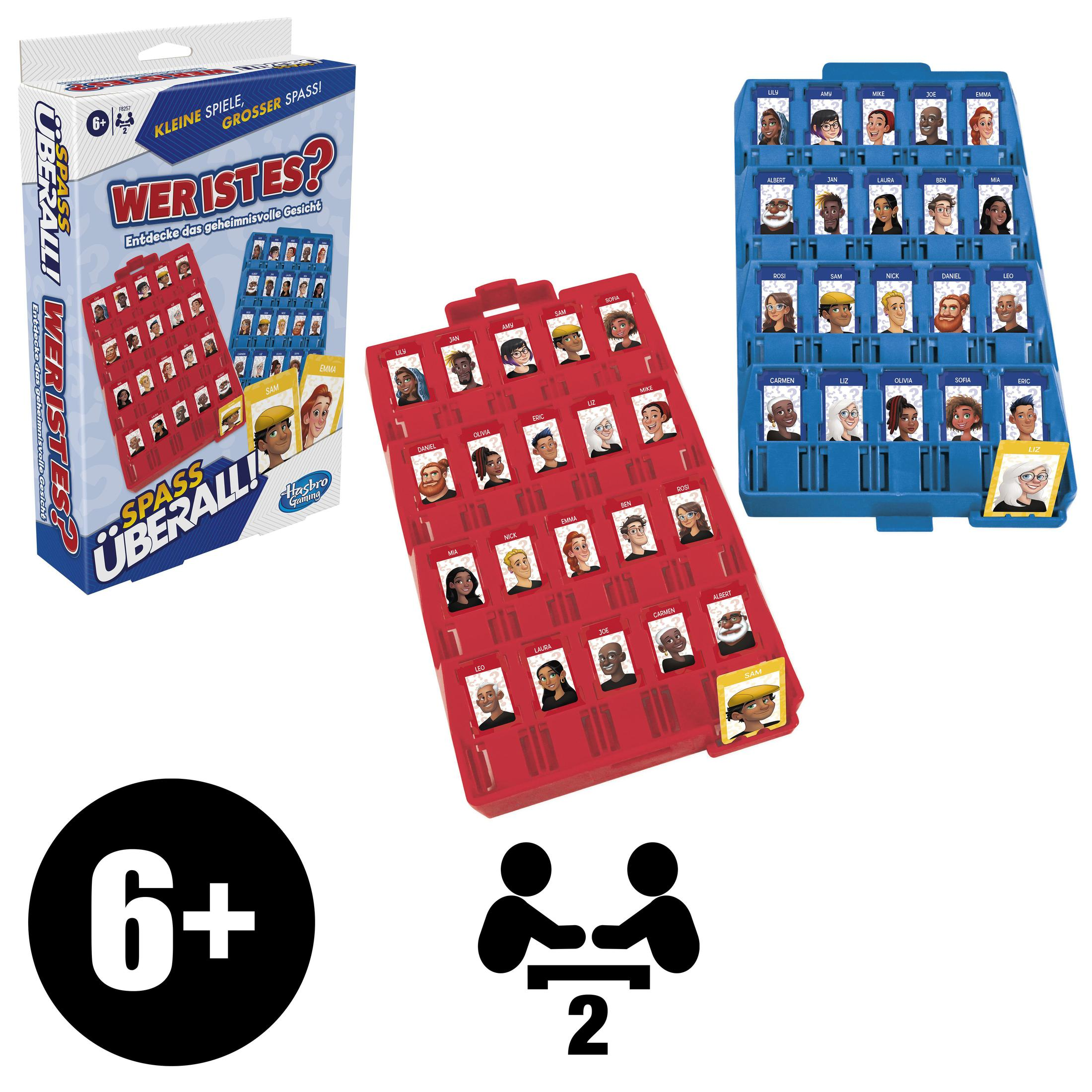 Hasbro Wer Ist Es? Kompakt - Reisespiel Für Kinder Ab 6 Jahren