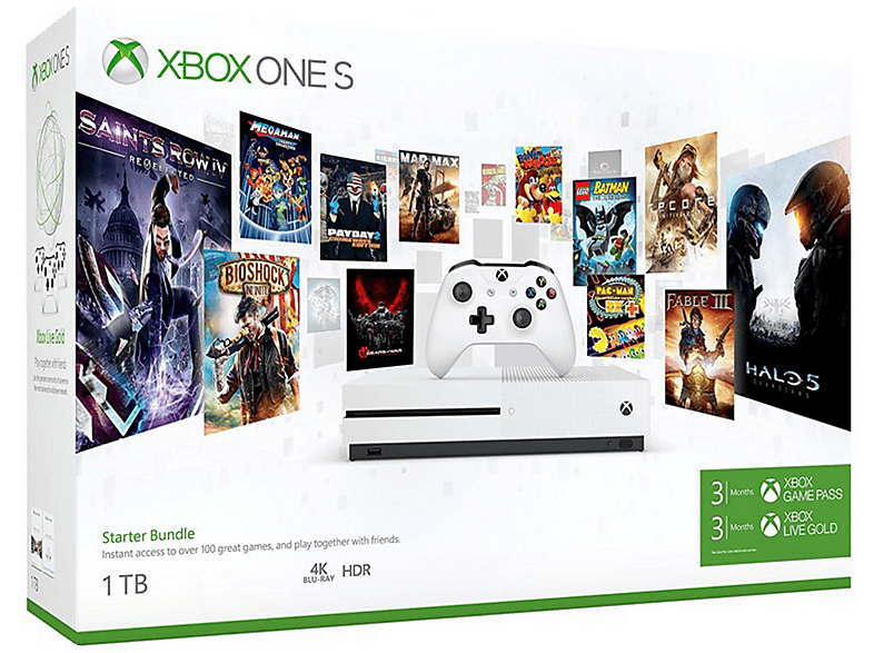 MICROSOFT 234-00355 XBOX ONE S 1TB KONSOLE - STARTER BUNDLE