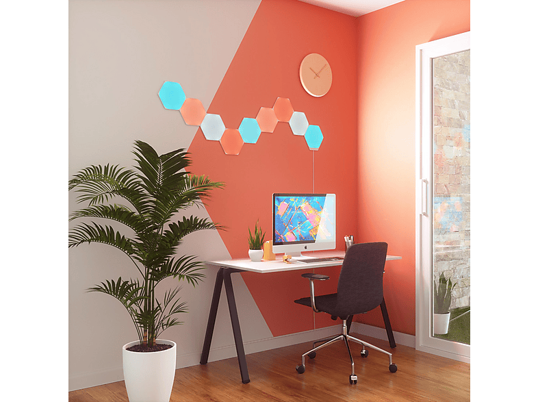 【値下げ】Nanoleaf スマーターキット 9個セット NANOLEAF NANOLEAF HEXAGONS STARTER KIT | 9PK Slimme ledlamp 16