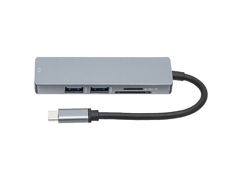 NEVEANCE Zeitsparende Hochgeschwindigkeitsübertragung, USBHub, Asche