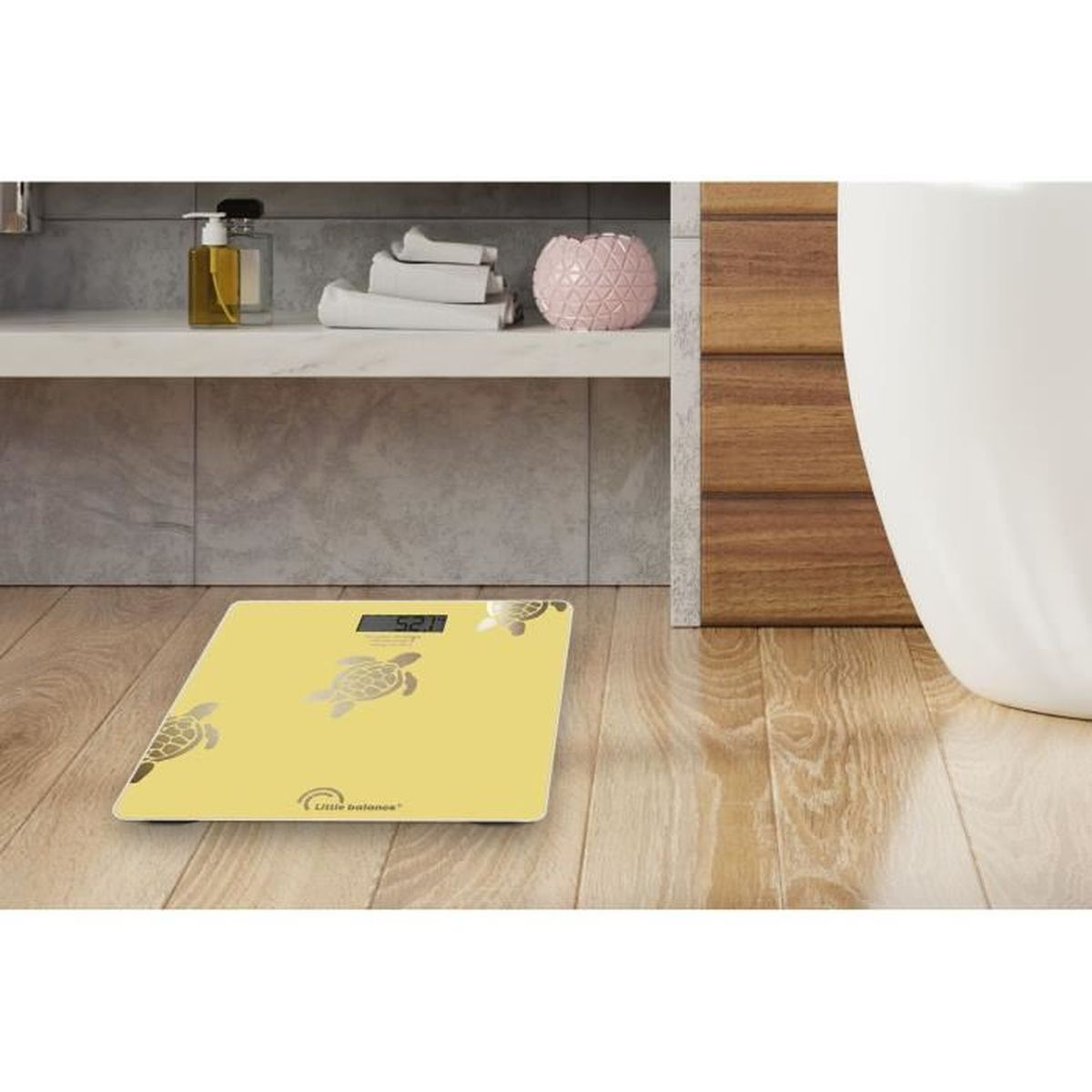 Báscula de baño - LITTLE BALANCE 8731, Peso máximo 180 kg, Jaune