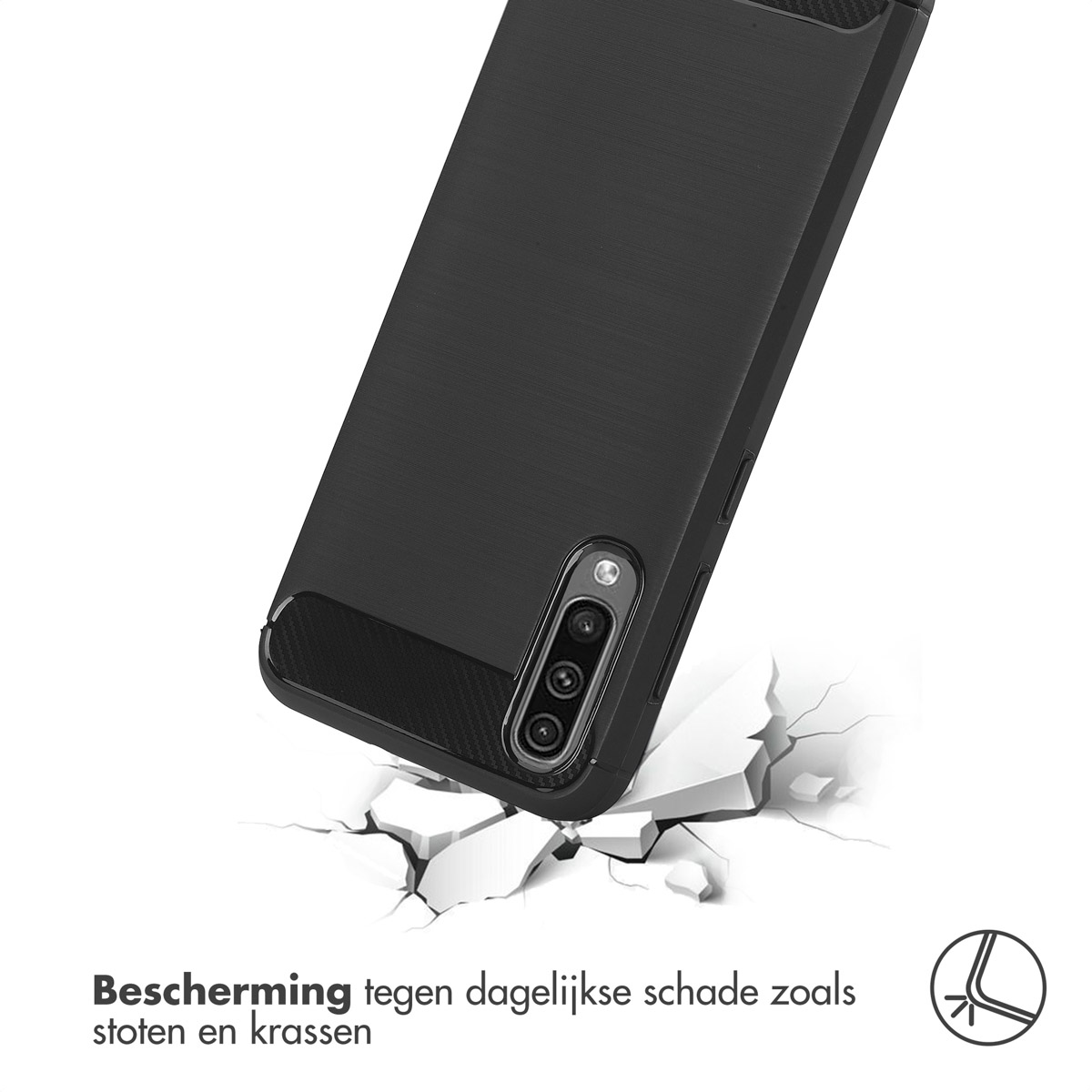 IMOSHION Coque arrière compatible avec Samsung Galaxy A30s/Samsung Galaxy A50 Étui de Téléphone voor Samsung Samsung Galaxy A30s/Samsung Galaxy A50 Noir