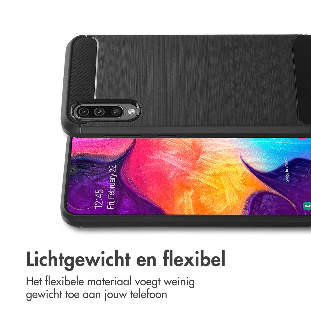 IMOSHION Coque arrière compatible avec Samsung Galaxy A30s/Samsung Galaxy A50 Étui de Téléphone voor Samsung Samsung Galaxy A30s/Samsung Galaxy A50 Noir