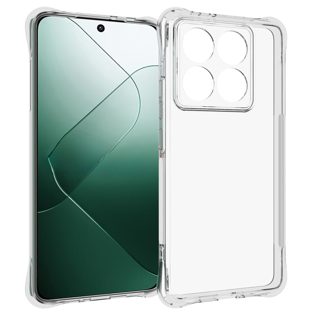 Cover Crystal Clear Per Xiaomi 14T 5G | Custodia Morbida In Silicone Trasparente | Antiurto E Anti Graffio