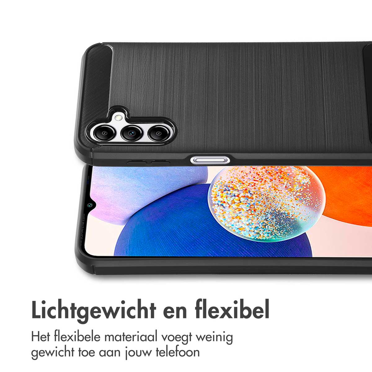 IMOSHION Coque arrière compatible avec Samsung Galaxy A14 (5G)/Samsung Galaxy A14 (4G) Étui de Téléphone voor Samsung Samsung Galaxy A14 (5G)/Samsung Galaxy A14 (4G) Noir