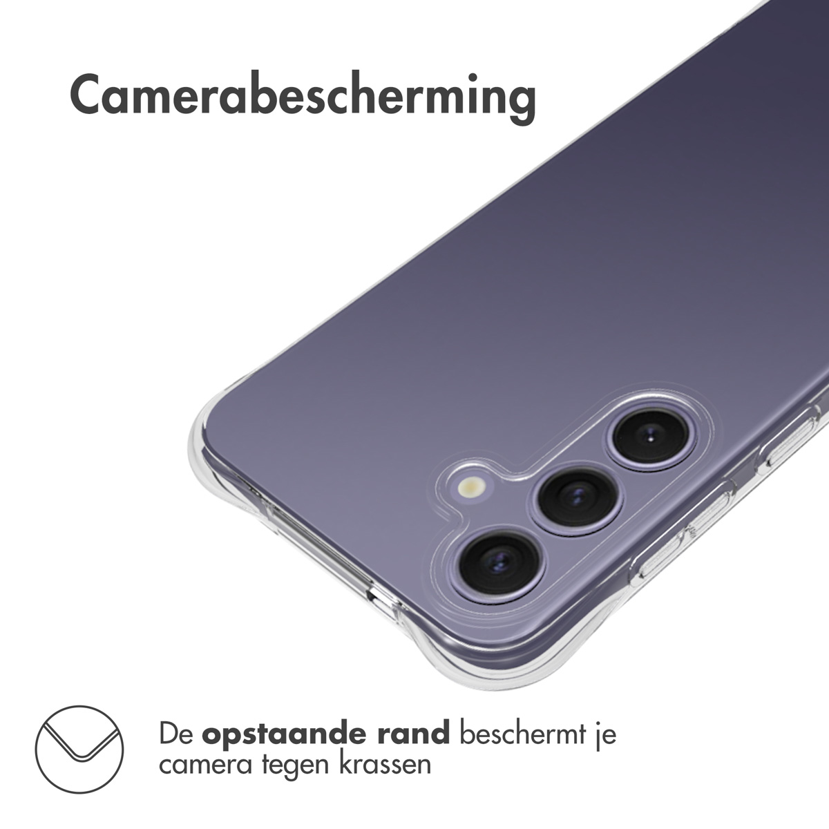 IMOSHION Transparante coque compatible avec Samsung Galaxy S25 Plus Étui de Téléphone voor Samsung Samsung Galaxy S25 Plus Transparent