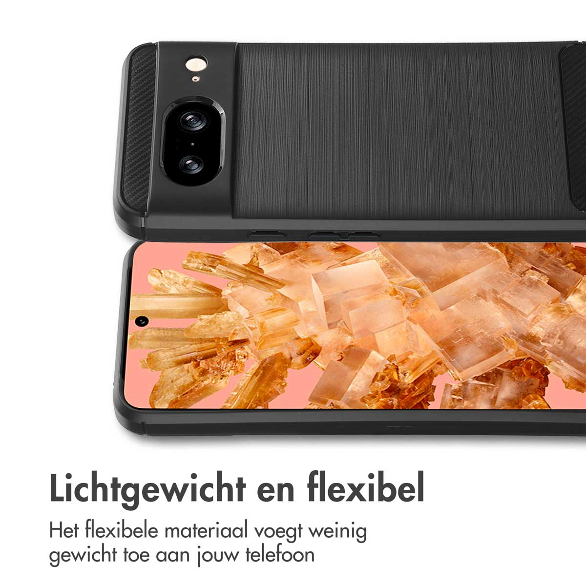 IMOSHION Brushed COVER per Google Pixel 8, Nero