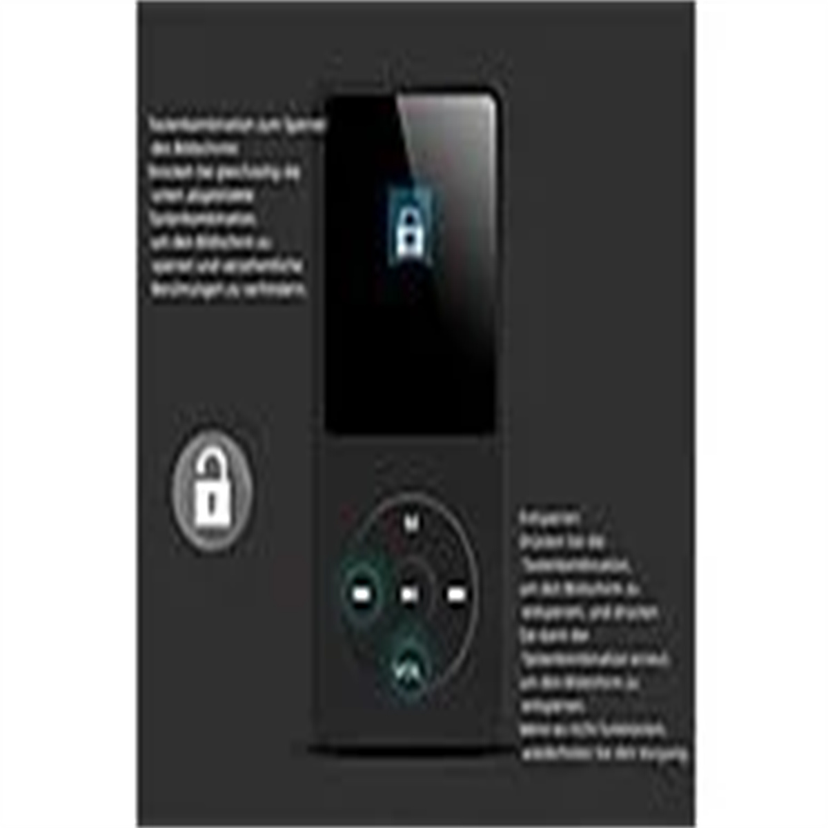 NUVANA Leichter HD-Display Player MP3-Player (0 GB, Not available)
