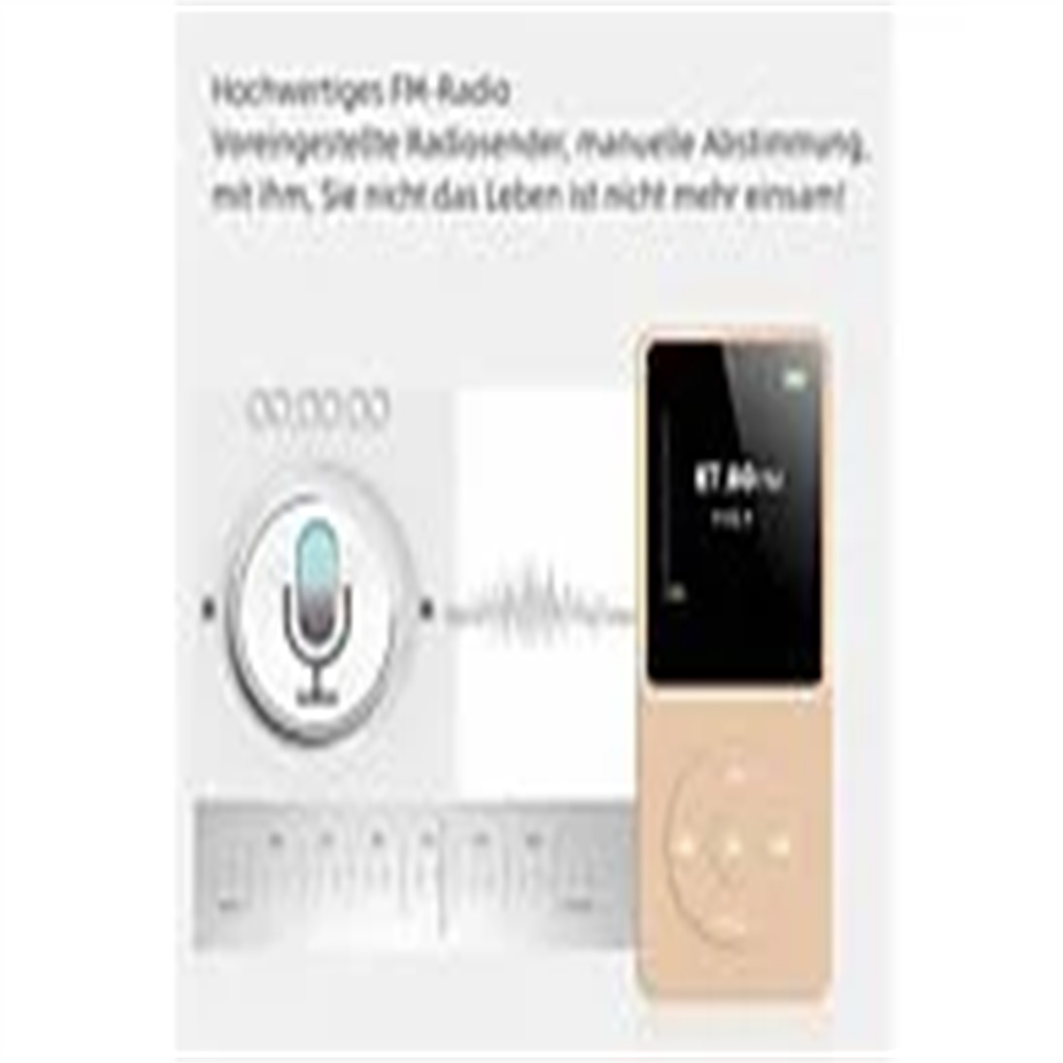 NUVANA Leichter HD-Display Player MP3-Player (0 GB, Not available)