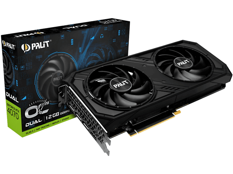 PALIT GeForce RTX 4070 Dual OC (NVIDIA, Grafikkarte) | MediaMarkt