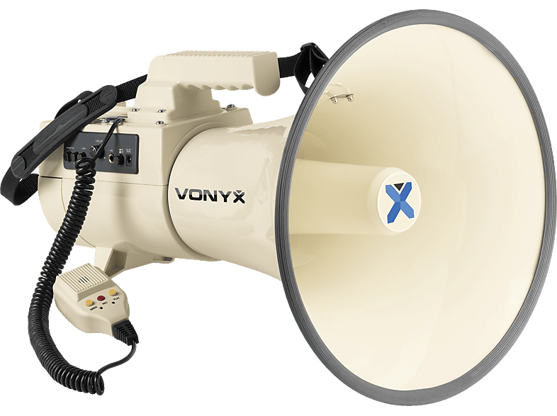 Megafono da Cantiere MP-100RS 30W Alta Visibilità 500m - Sicurezza