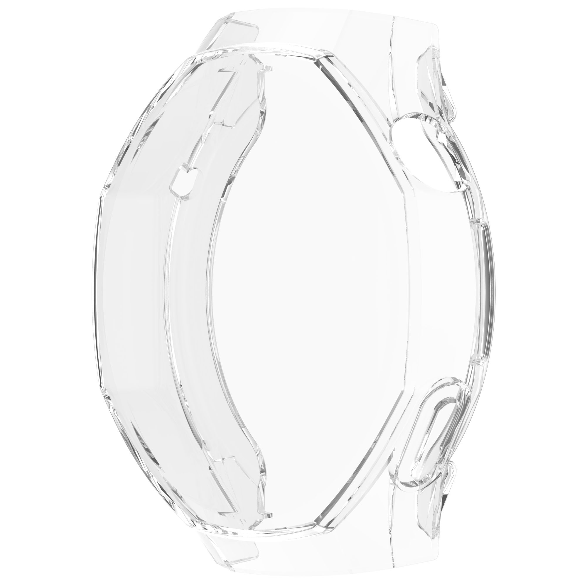 Transparente Schutzhülle für eine Smartwatch.