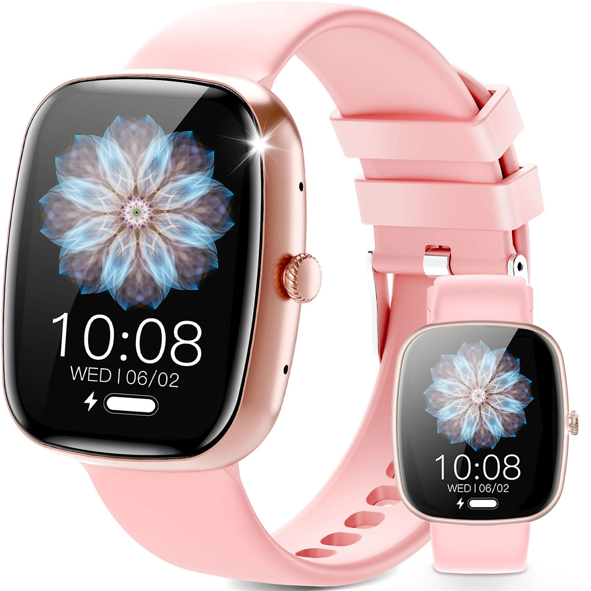 WHIQUTEY Zoll Fitness Tracker,IP67 Armband Silikon, 242mm