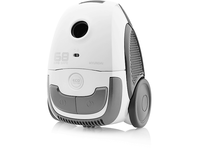 HYUNDAI HYUVC068WG Staubsauger, maximale Leistung: 800 Watt, Weiß)