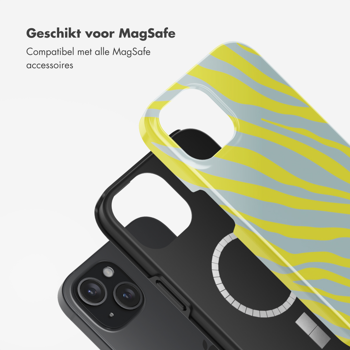 SELENCIA Vivid Backcover met MagSafe geschikt voor Apple iPhone 15 Telefoonhoesje voor Apple iPhone 15 Meerkleurig
