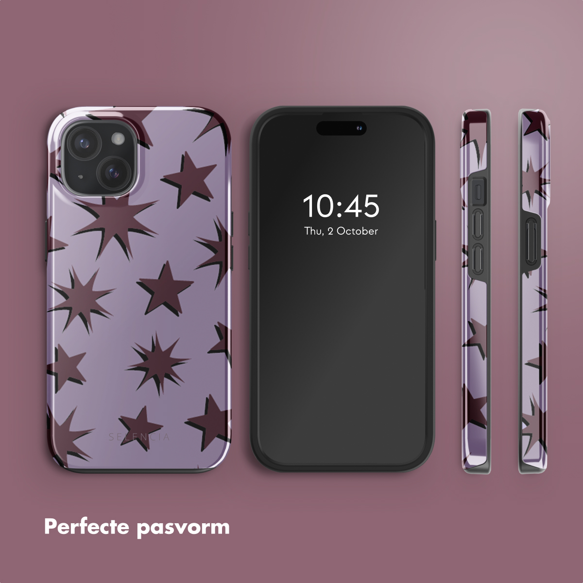 SELENCIA Vivid Backcover met MagSafe - Geschikt voor Apple iPhone 15 - Telefoonhoesje voor Apple iPhone 15 Meerkleurig