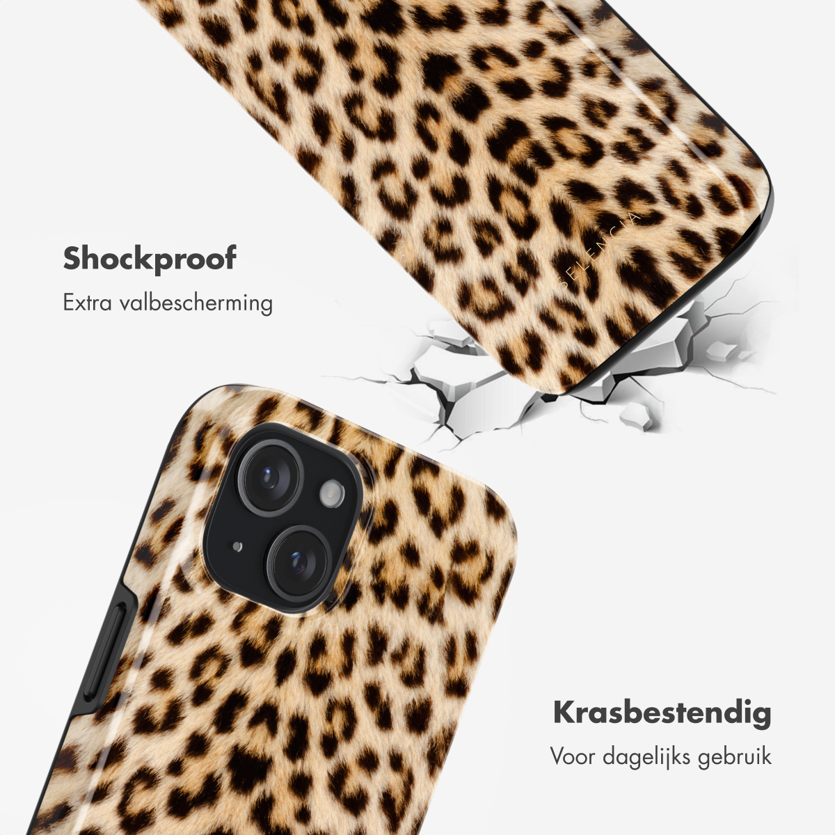 SELENCIA Vivid Tough coque compatible avec iPhone 15 Étui de Téléphone voor Apple iPhone 15 Multicolore
