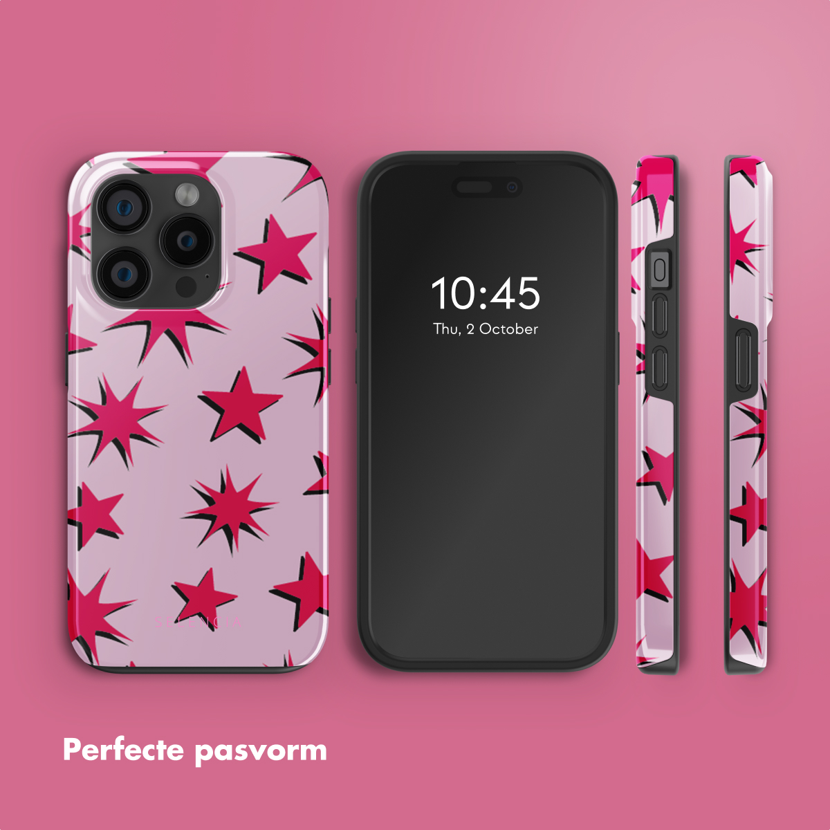SELENCIA Vivid Tough coque compatible avec iPhone 15 Pro Étui de Téléphone voor Apple iPhone 15 Pro Multicolore