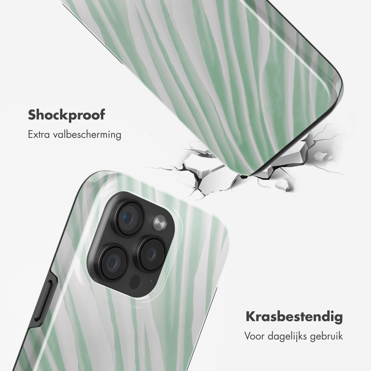 SELENCIA Vivid Tough coque compatible avec iPhone 15 Pro Étui de Téléphone voor Apple iPhone 15 Pro Multicolore