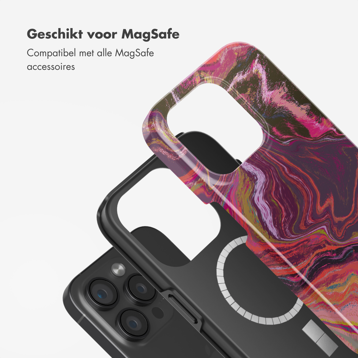 SELENCIA Vivid Tough coque compatible avec iPhone 15 Pro Étui de Téléphone voor Apple iPhone 15 Pro Multicolore