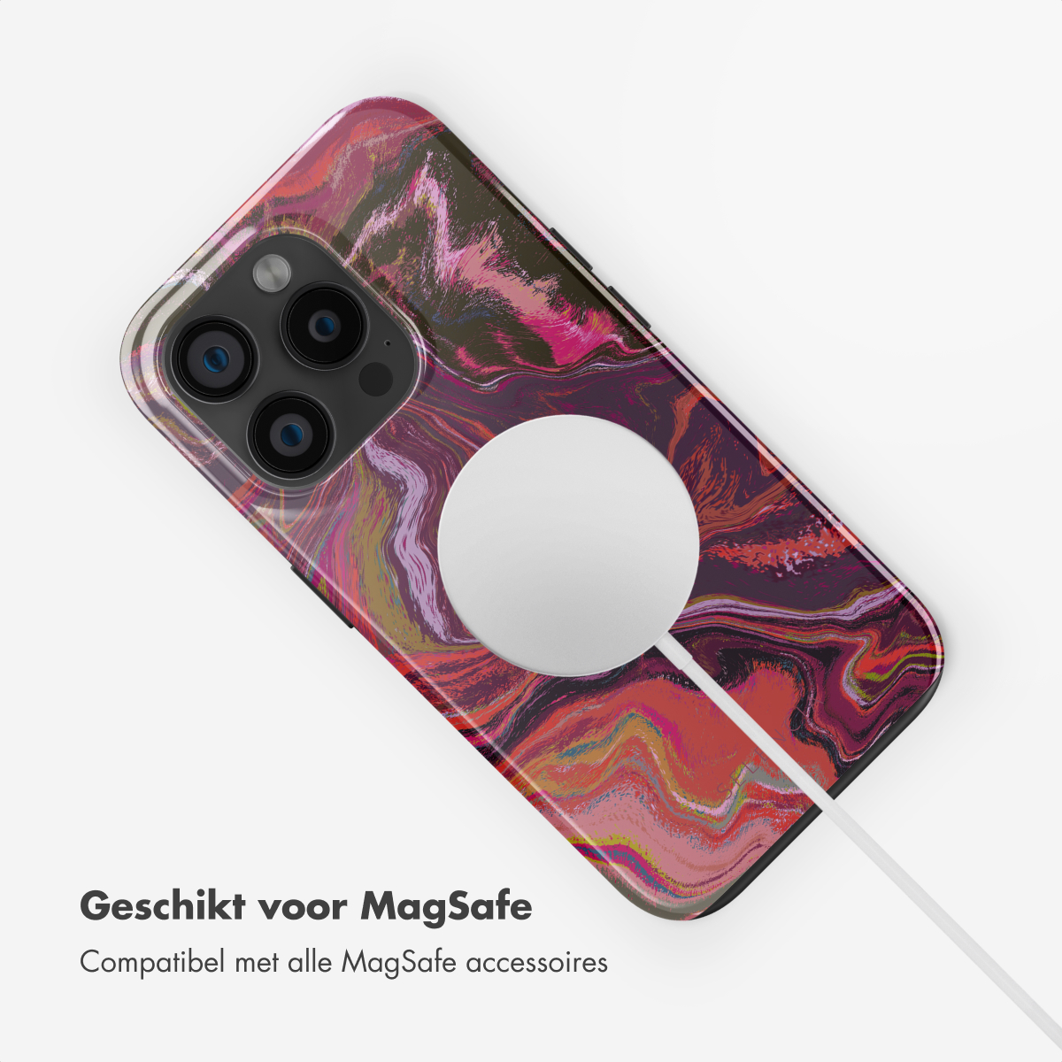 SELENCIA Vivid Tough coque compatible avec iPhone 15 Pro Étui de Téléphone voor Apple iPhone 15 Pro Multicolore