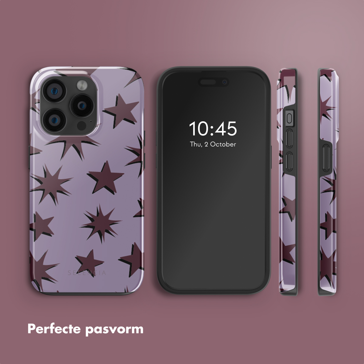 SELENCIA Vivid Tough coque compatible avec iPhone 15 Pro Étui de Téléphone voor Apple iPhone 15 Pro Multicolore
