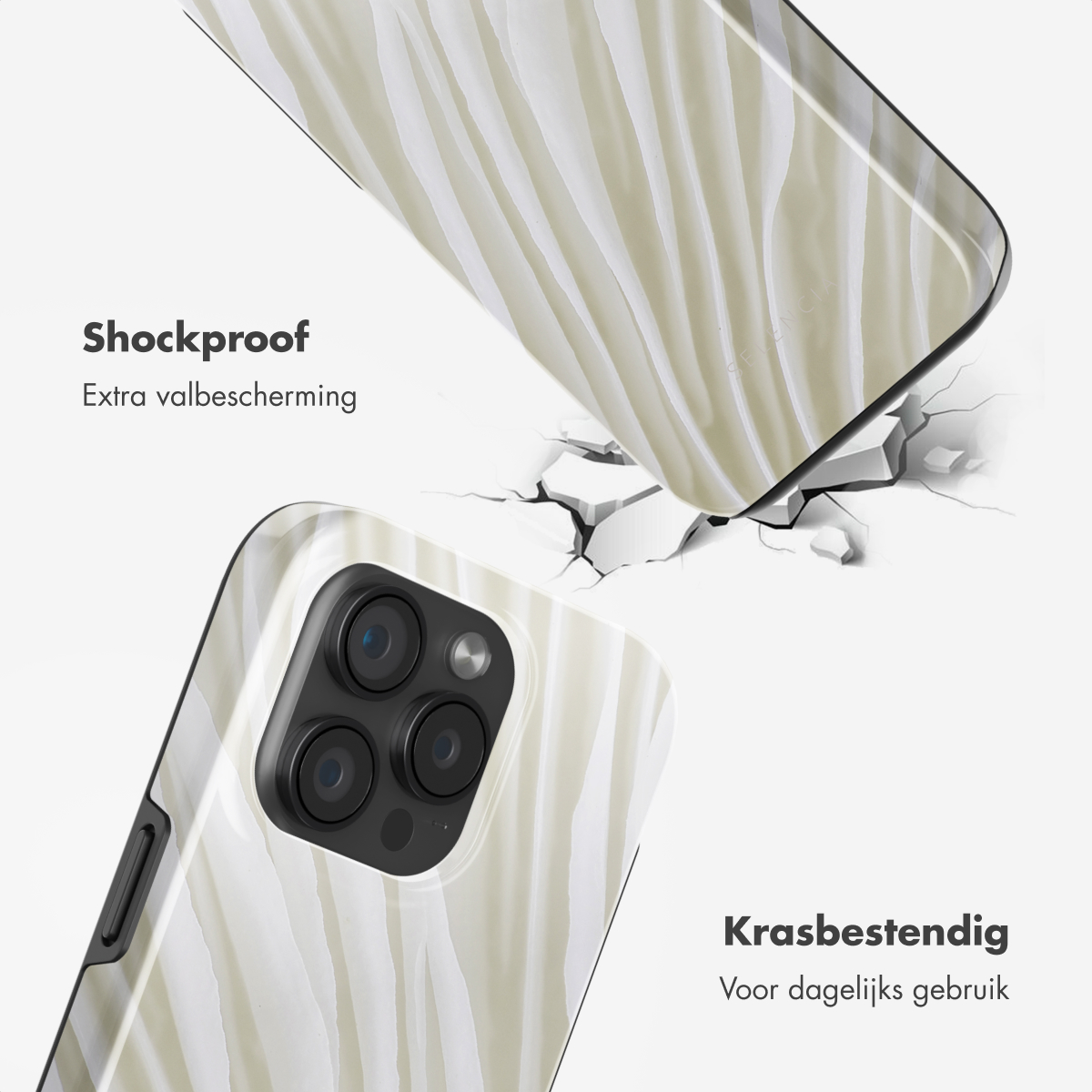 SELENCIA Vivid Tough coque compatible avec iPhone 15 Pro Étui de Téléphone voor Apple iPhone 15 Pro Multicolore