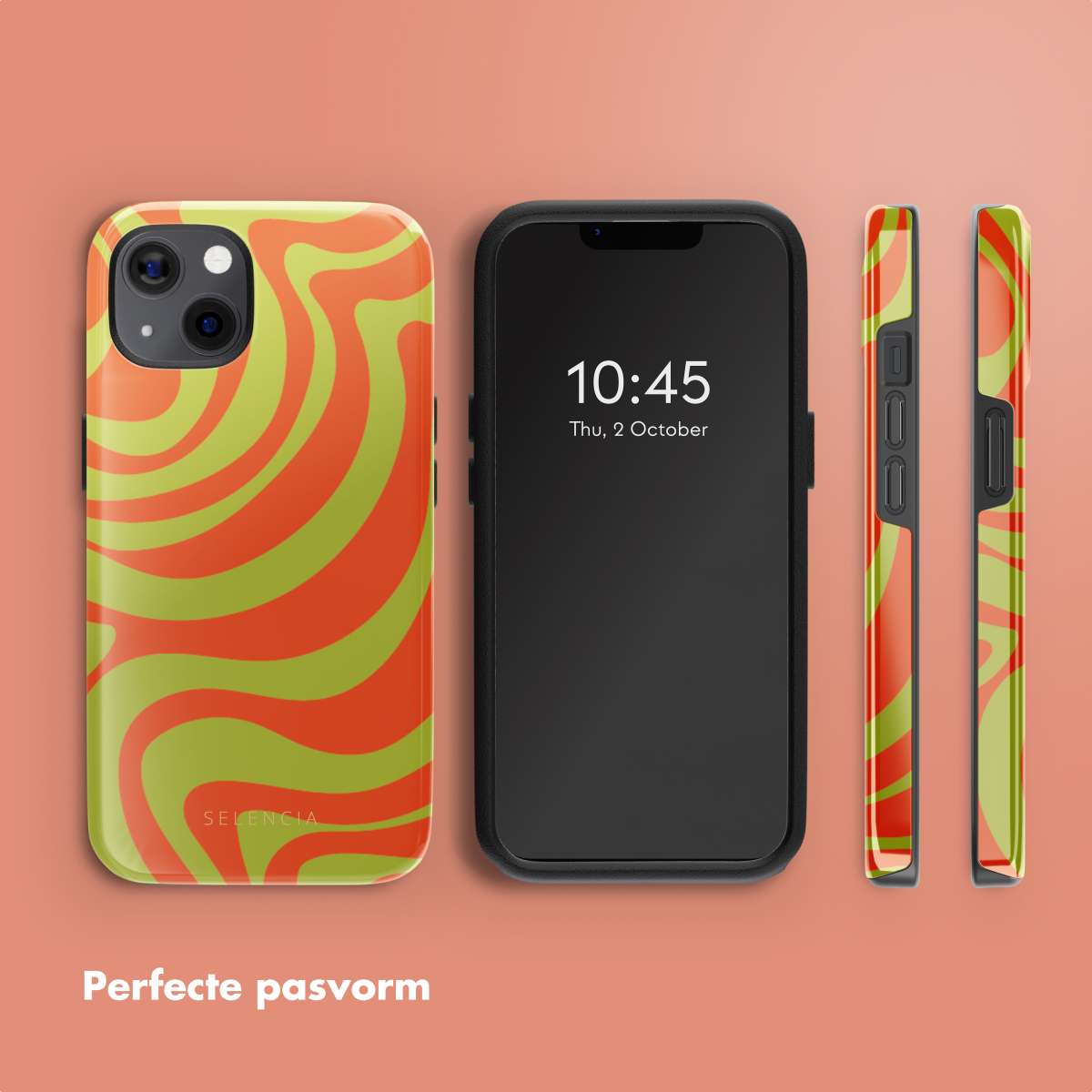 SELENCIA Vivid Tough coque compatible avec iPhone 13 Étui de Téléphone voor Apple iPhone 13 Multicolore