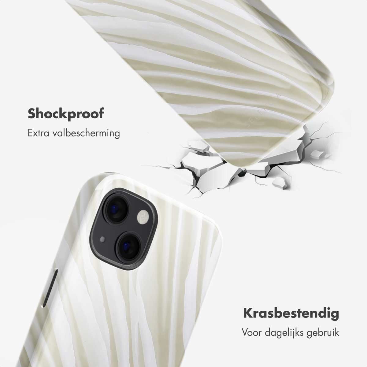 SELENCIA Vivid Tough coque compatible avec iPhone 13 Étui de Téléphone voor Apple iPhone 13 Multicolore