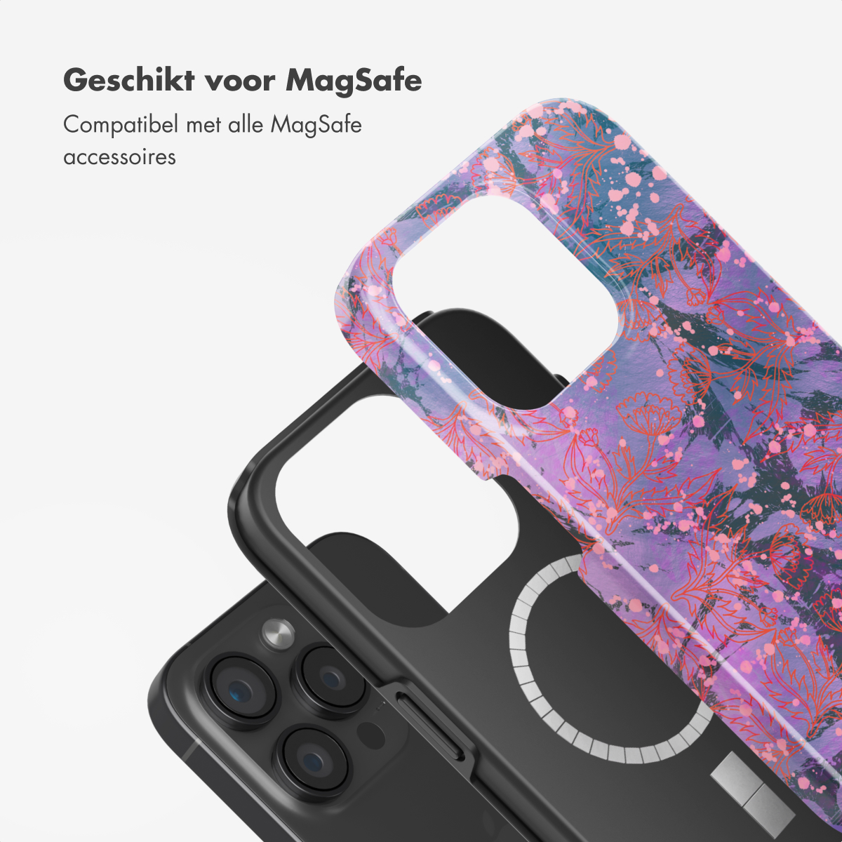 SELENCIA Vivid Tough coque compatible avec iPhone 15 Pro Étui de Téléphone voor Apple iPhone 15 Pro Multicolore
