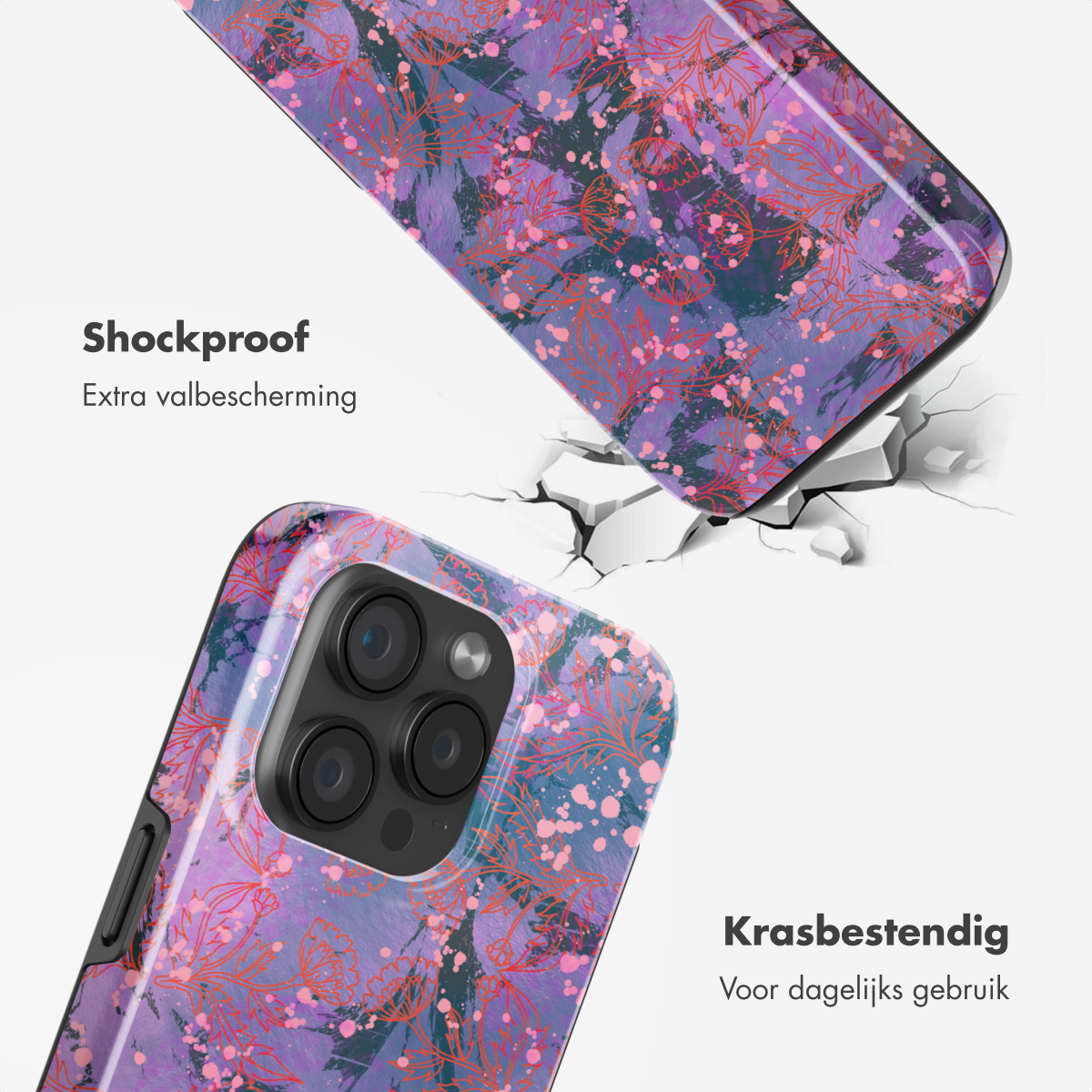 SELENCIA Vivid Tough coque compatible avec iPhone 15 Pro Étui de Téléphone voor Apple iPhone 15 Pro Multicolore