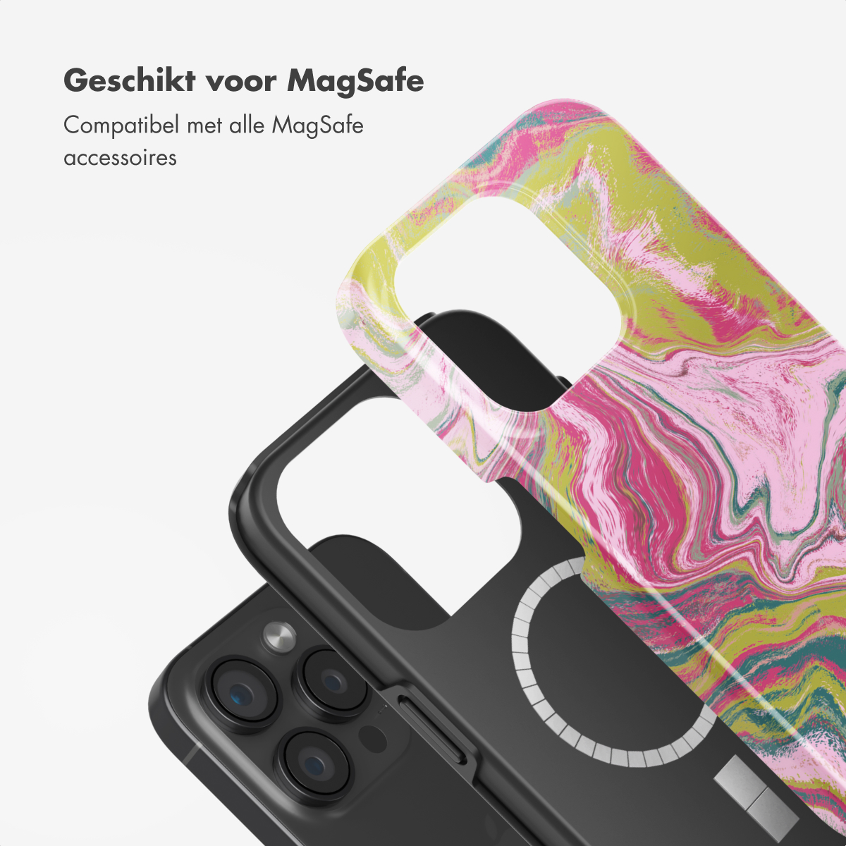 SELENCIA Vivid Tough coque compatible avec iPhone 15 Pro Étui de Téléphone voor Apple iPhone 15 Pro Multicolore