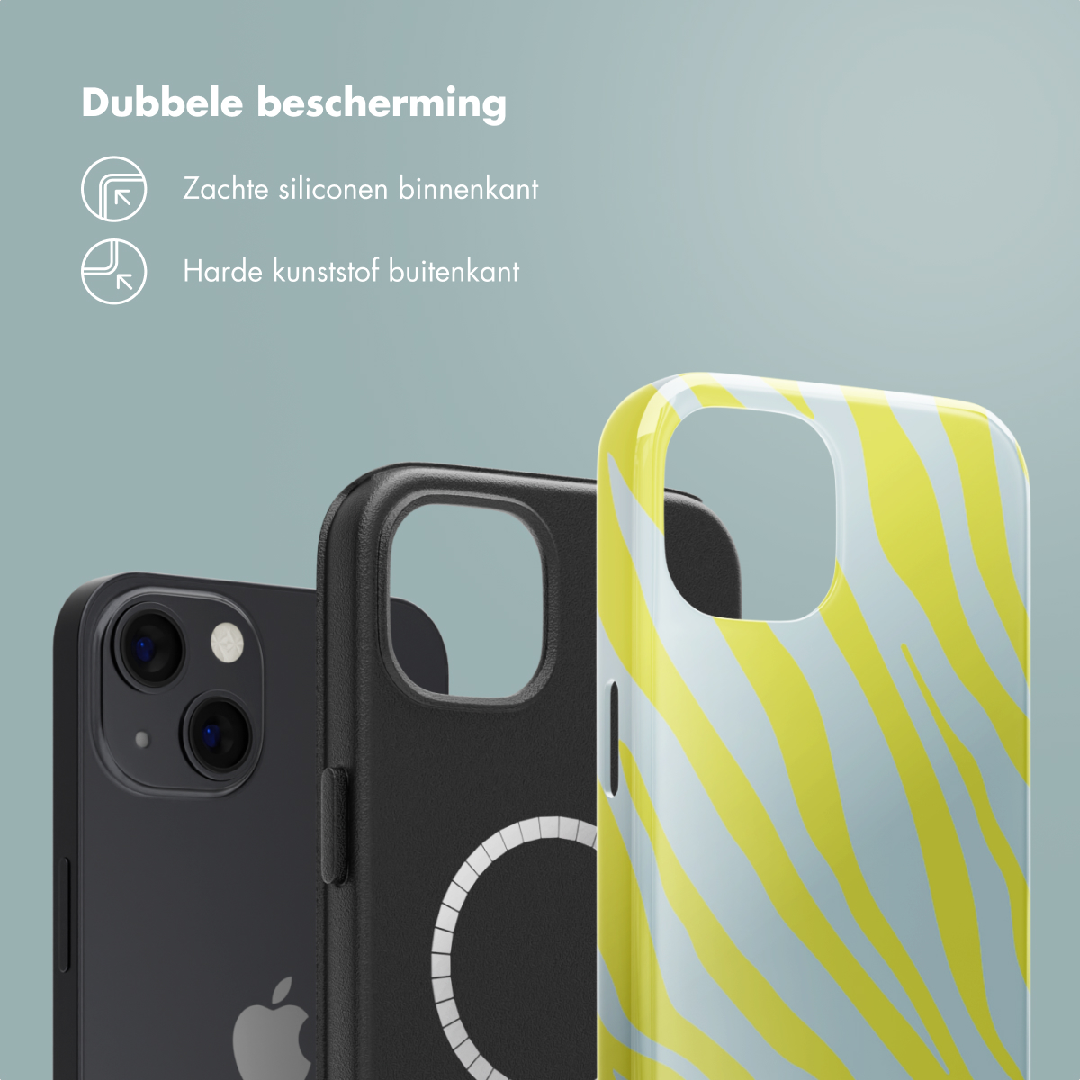 SELENCIA Vivid Tough coque compatible avec iPhone 13 Étui de Téléphone voor Apple iPhone 13 Multicolore