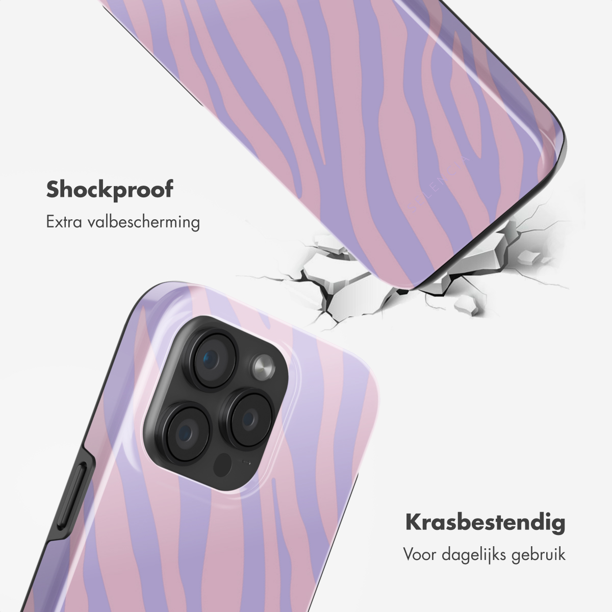 SELENCIA Vivid Backcover met MagSafe adatta per Apple iPhone 15 Pro Cover per iPhone 15 Pro, Rosa, Lilla
