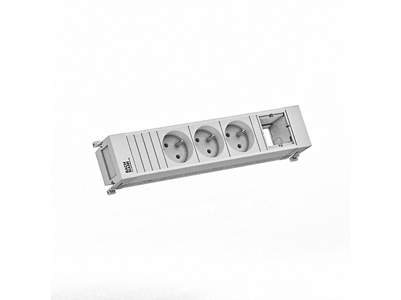 Bachmann CONI 1xUK 45° 1xUSB A/C 22W 0,2m GST18 RAL9010