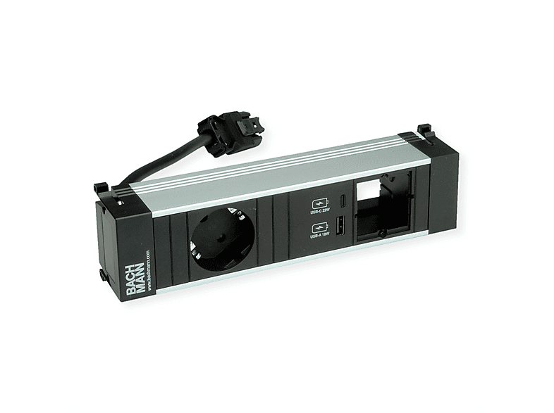 BACHMANN POWER FRAME S 1xCEE7/3 1xCM Einbau-Anschlussfelder POWER FRAME ...