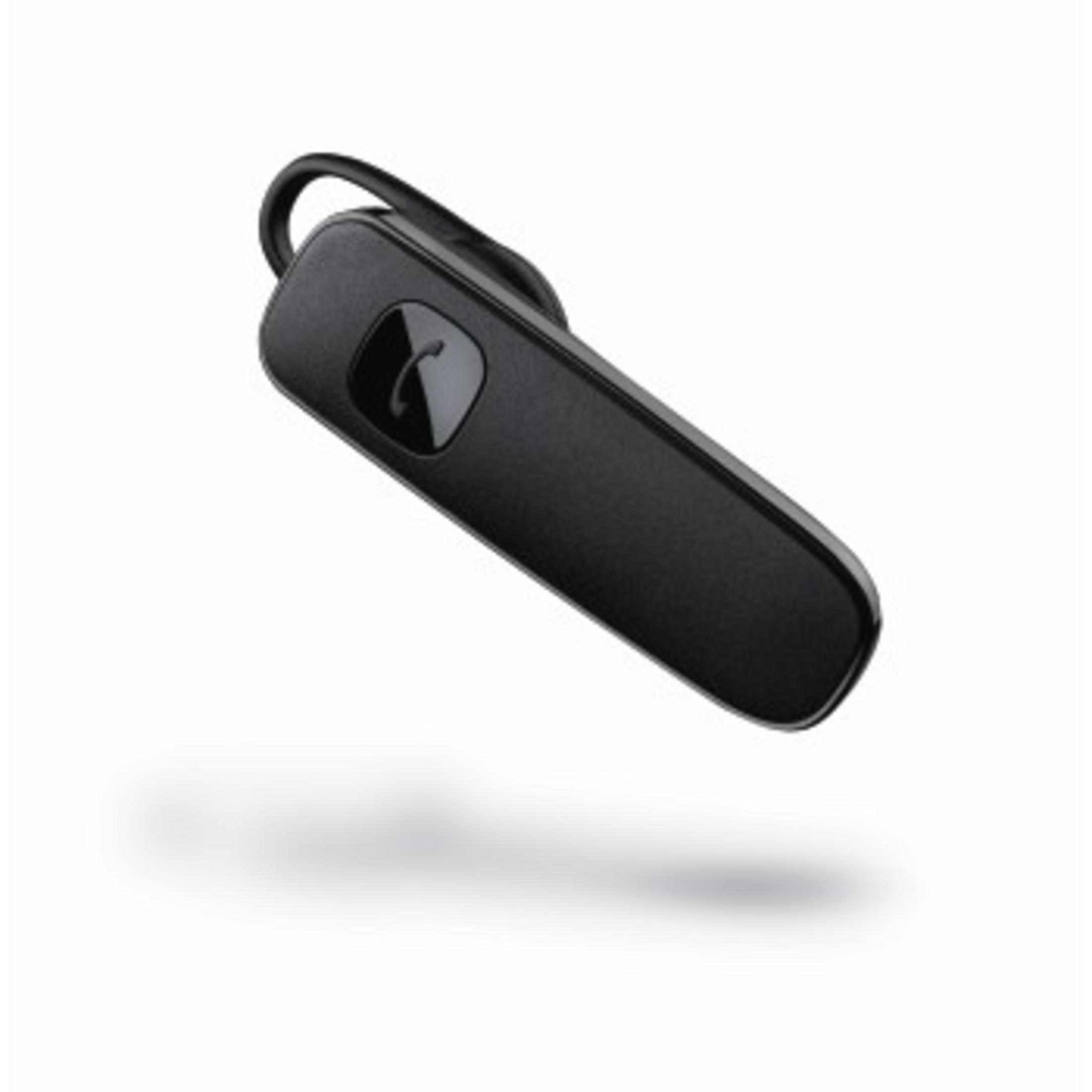 Cuffia wireless nera su sfondo bianco, angolata verso sinistra.