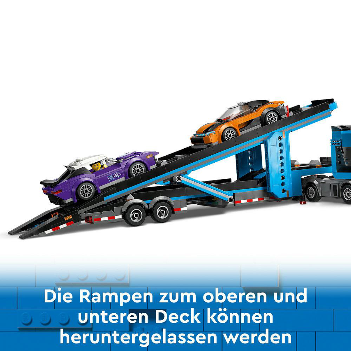 Klocki LEGO Car Transporter Truck with Sports Cars Wielobarwny