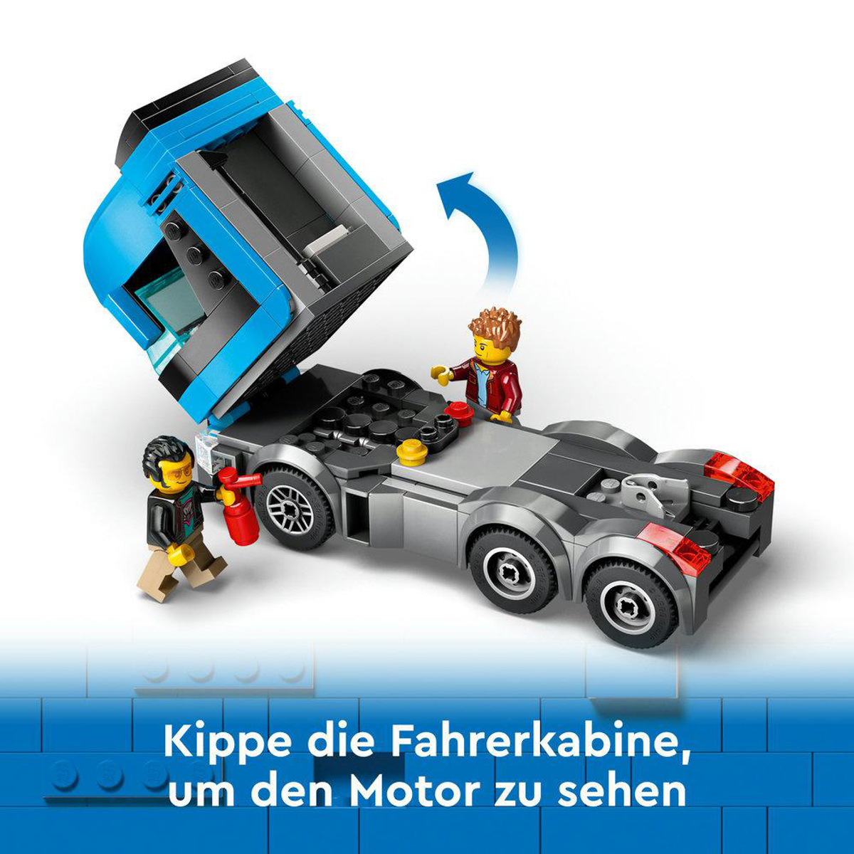 Klocki LEGO Car Transporter Truck with Sports Cars Wielobarwny